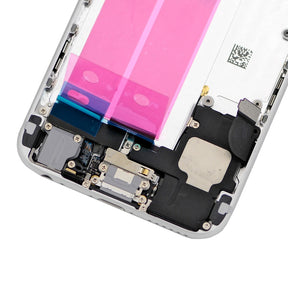 BACK COVER FULL ASSEMBLY FOR IPHONE 6 - SILVER