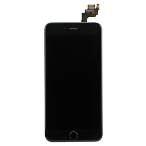 BLACK LCD SCREEN FULL ASSEMBLY WITH BLACK RING FOR IPHONE 6 PLUS