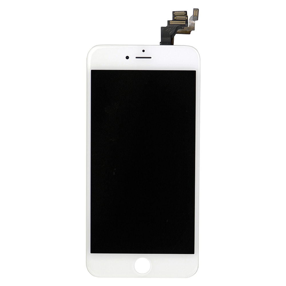 WHITE LCD SCREEN FULL ASSEMBLY WITHOUT HOME BUTTON FOR IPHONE 6 PLUS