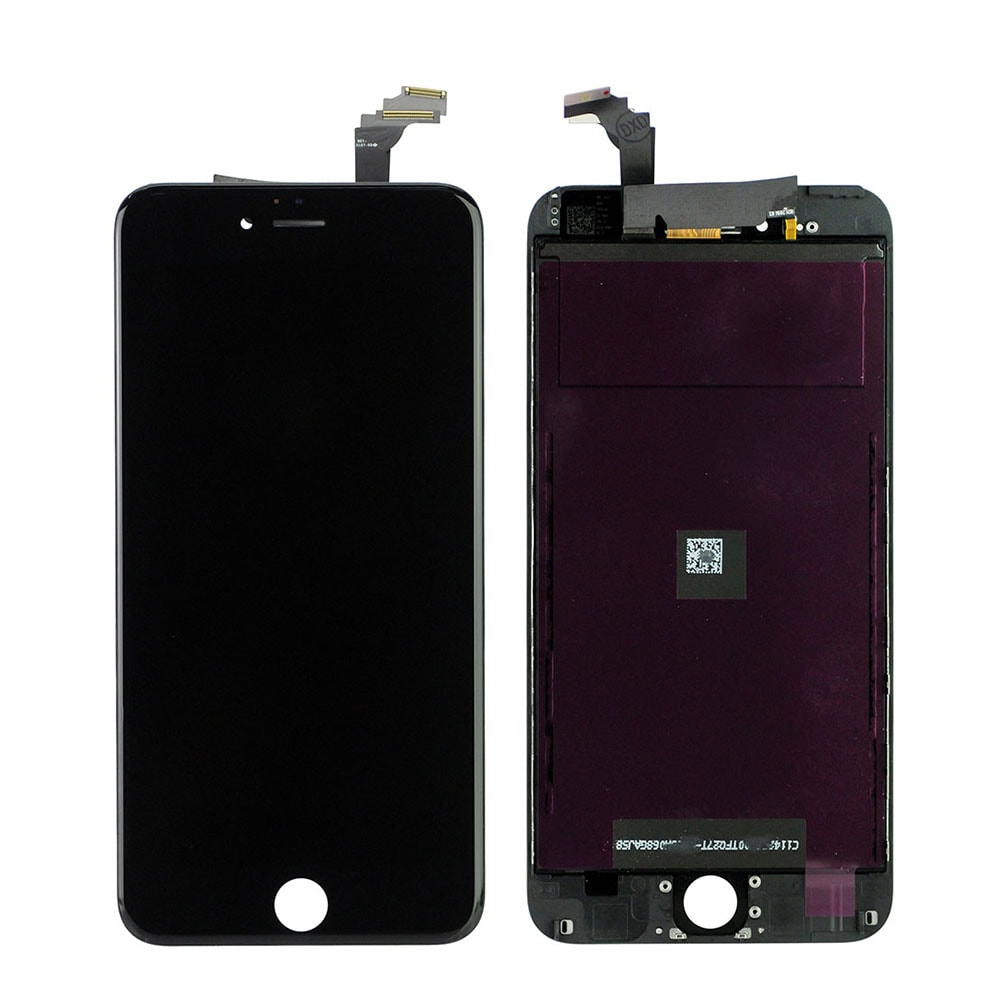 BLACK LCD WITH DIGITIZER ASSEMBLY FOR IPHONE 6 PLUS