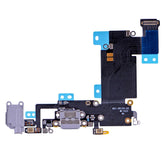 DARK GREY HEADPHONE JACK WITH CHARGING CONNECTOR FLEX CABLE FOR IPHONE 6S PLUS