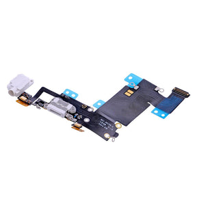 WHITE HEADPHONE JACK WITH CHARGING CONNECTOR FLEX CABLE FOR IPHONE 6S PLUS