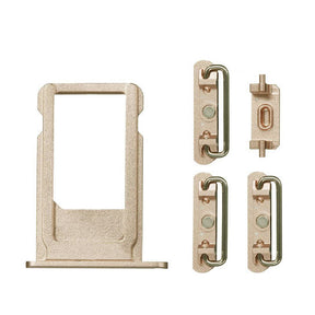 GOLD SIDE BUTTONS SET WITH SIM TRAY FOR IPHONE 6S