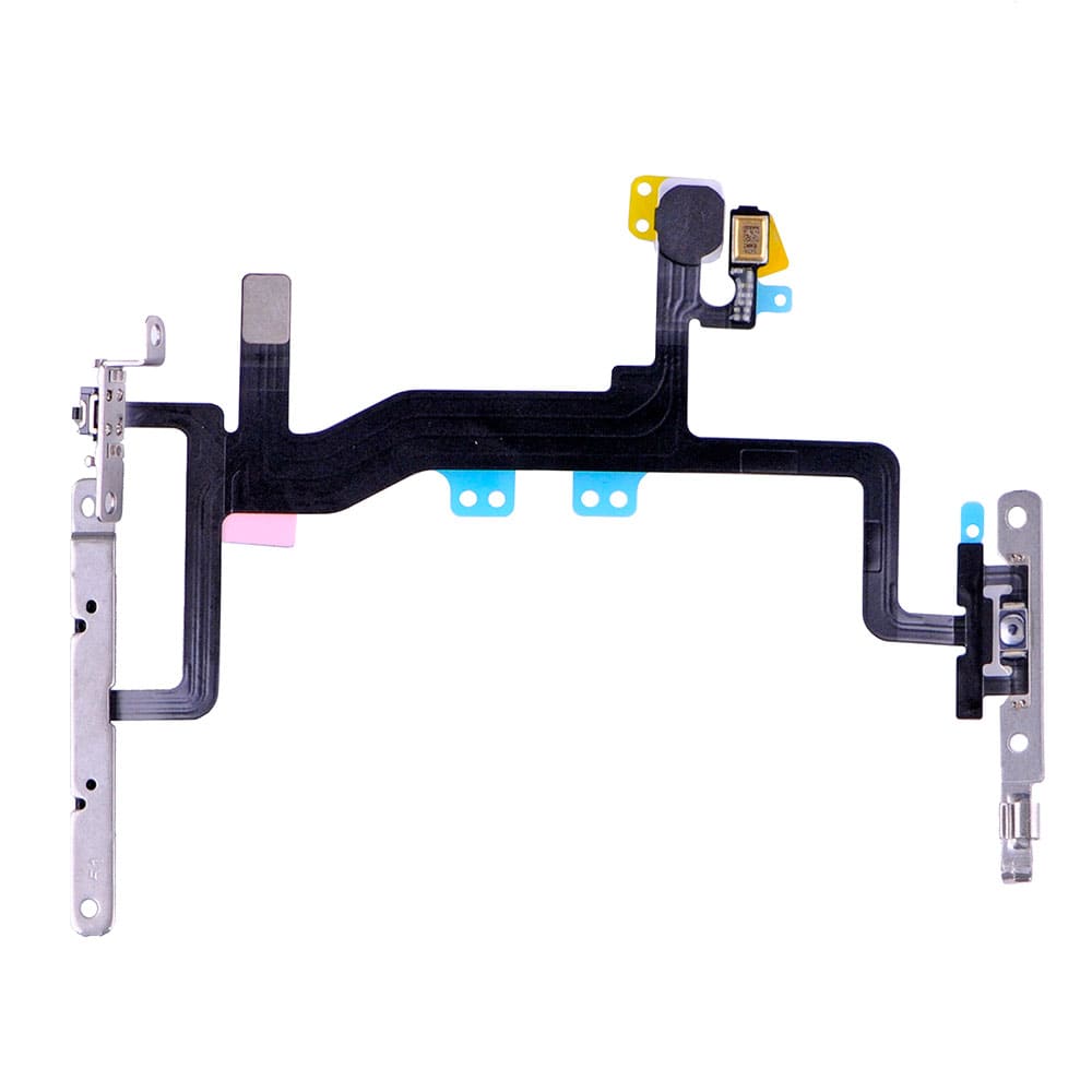 POWER BUTTON FLEX CABLE WITH METAL BRACKET ASSEMBLY FOR IPHONE 6S