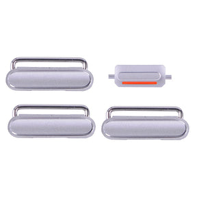 SILVER SIDE BUTTONS SET FOR IPHONE 6S