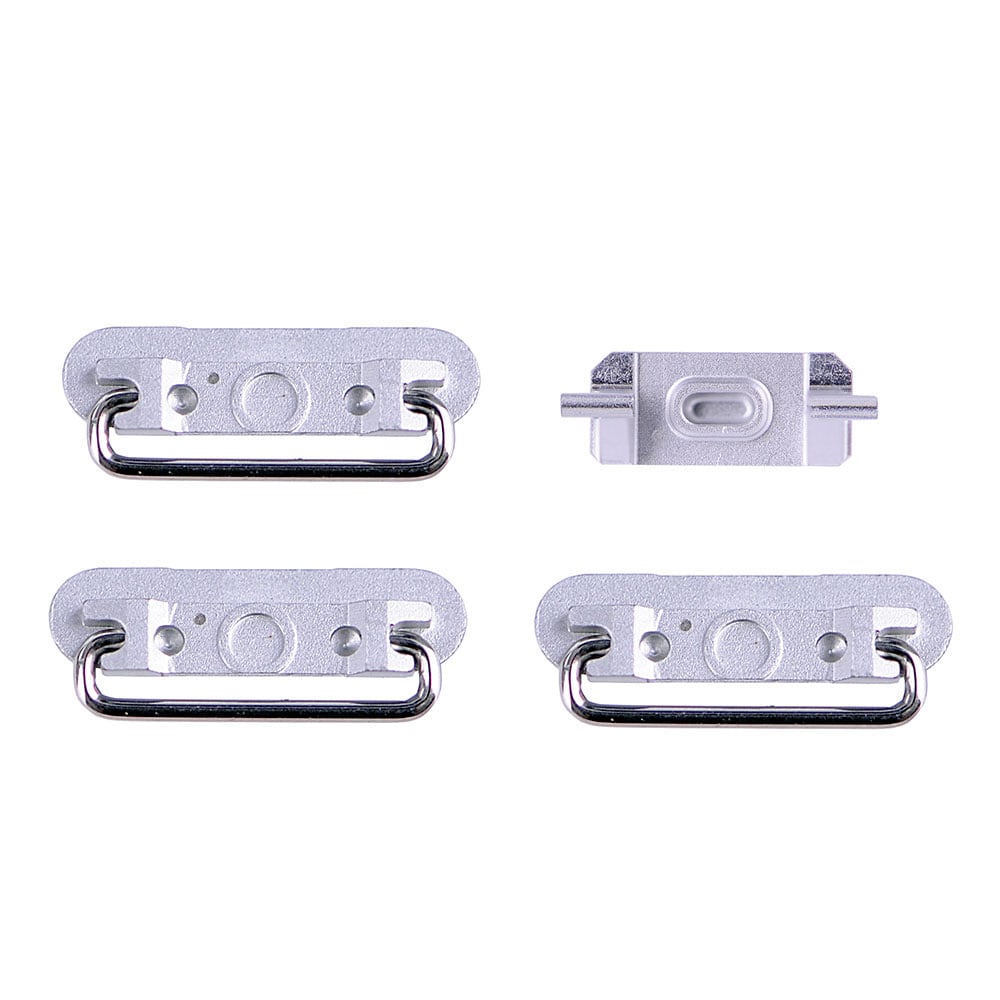 SILVER SIDE BUTTONS SET FOR IPHONE 6S