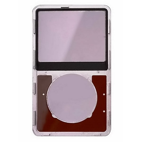 SILVER FRONT COVER FOR IPOD CLASSIC