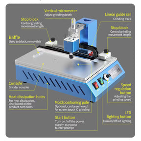 JC AIXUN INTELLIGENT BGA CHIP GRINDER