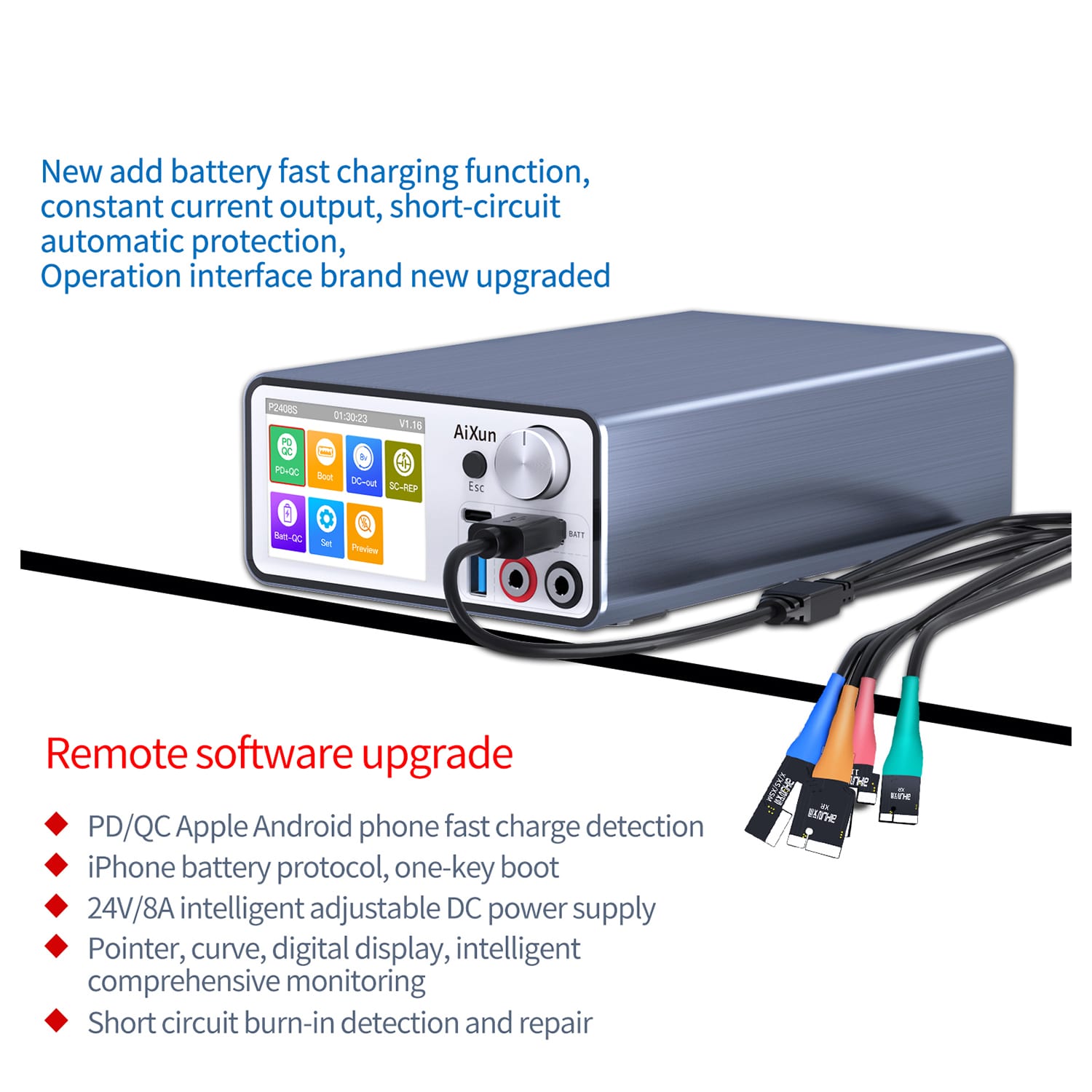 JC AIXUN P2408S INTELLIGENT STABILIZED POWER SUPPLY