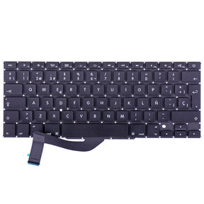 KEYBOARD (SPANISH) FOR MACBOOK PRO RETINA 15" A1398 MID 2012-MID 2015