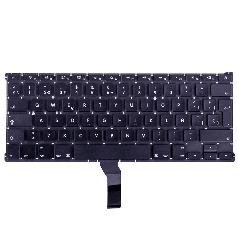 KEYBOARD (SPANISH ENGLISH) FOR MACBOOK AIR 13" A1369 A1466 MID 2011, MID 2017