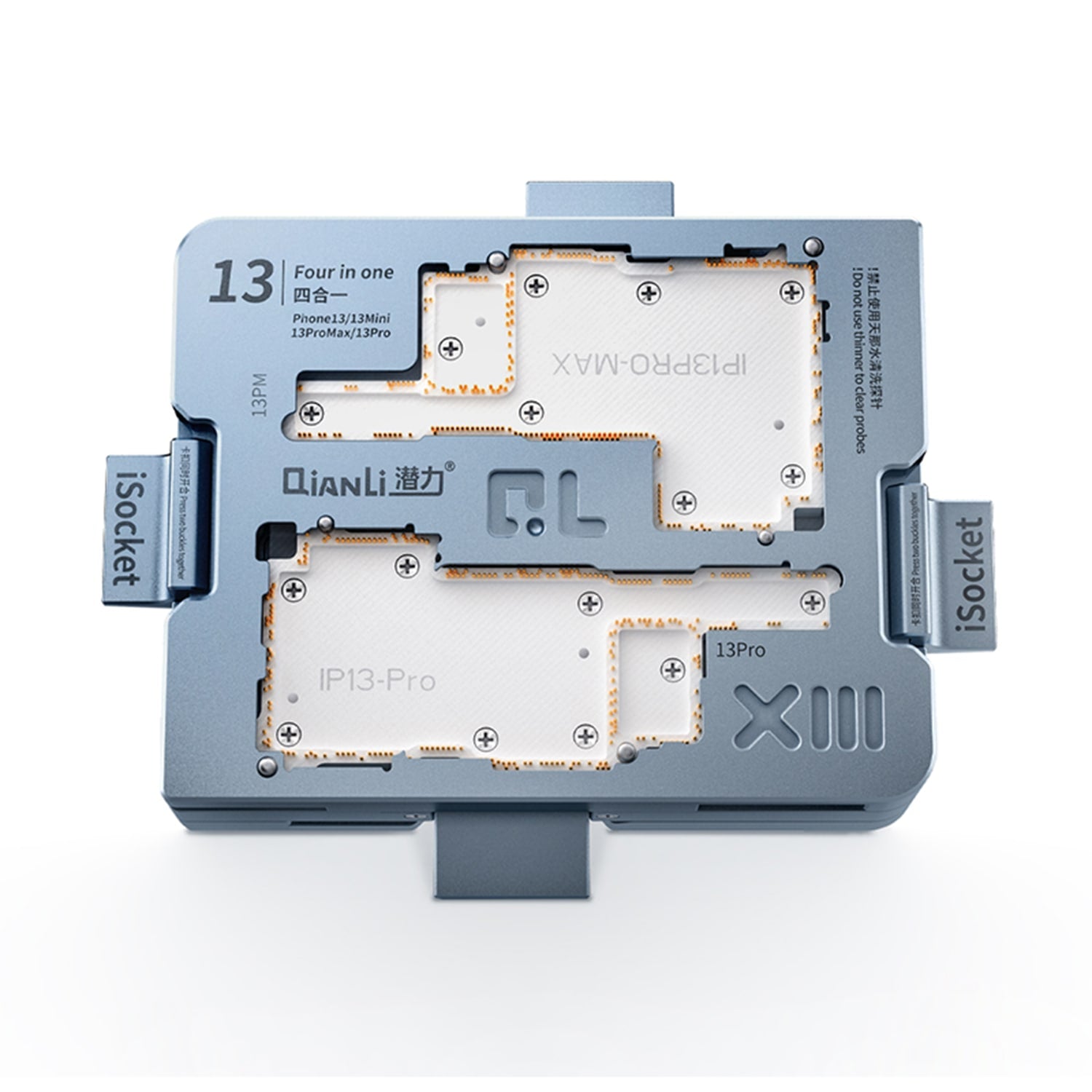 QIANLI TOOLPLUS ISOCKET 4IN1BOARD TEST FIXTURE FOR IPHONE 13/13MINI/13PRO/13PROMAX