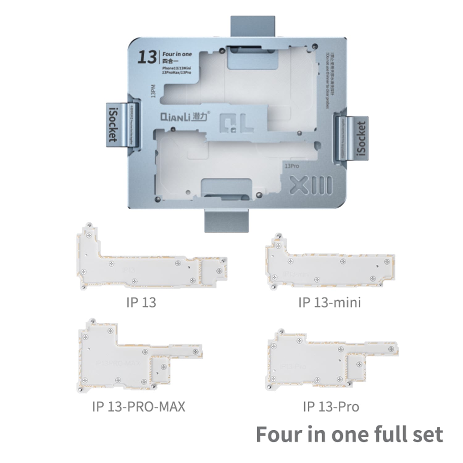 QIANLI TOOLPLUS ISOCKET 4IN1BOARD TEST FIXTURE FOR IPHONE 13/13MINI/13PRO/13PROMAX