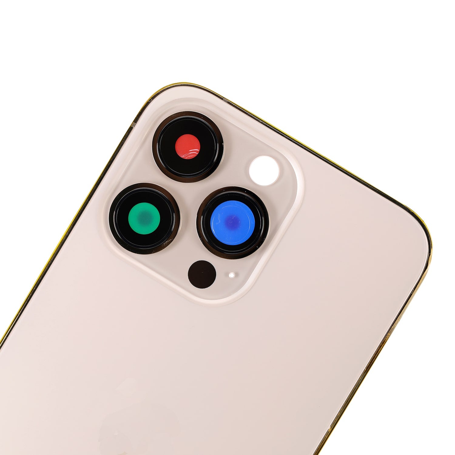 GOLD REAR HOUSING WITH FRAME FOR IPHONE 13 PRO
