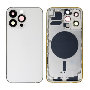 SILVER REAR HOUSING WITH FRAME FOR IPHONE 13 PRO