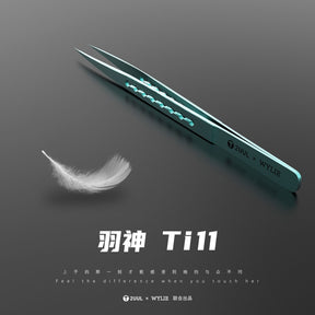 2UUL TITANIUM ALLOY ULTRALIGHT STRAIGHT TWEEZER TI11